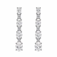 Ohrringe Ultima Edizione Dame in Silber OAO7424-BIANCO